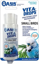 OASIS 80257 Vita Drops for Small Birds, 2- ounce liquid multivitamin