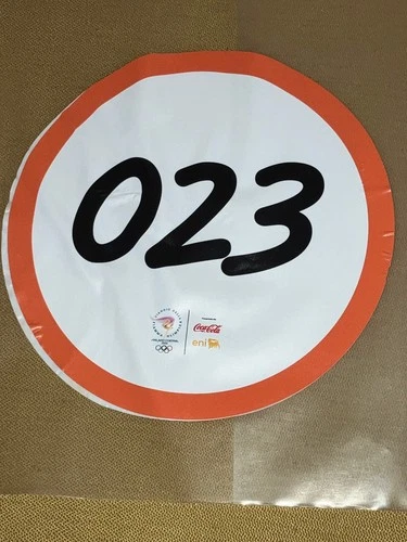 Milan Cortina 2026 Olympic Flame Travel Sticker - Olympic Torch Relay