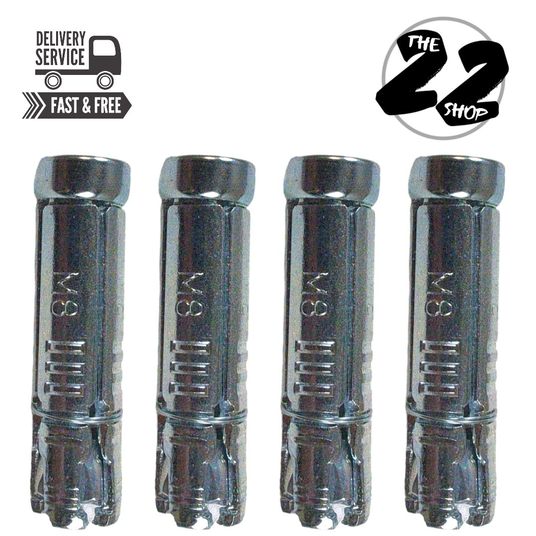 10 x M8 55mm Expanding Masonry Shield Anchor Loose Bolt Thorsman Brick Concrete