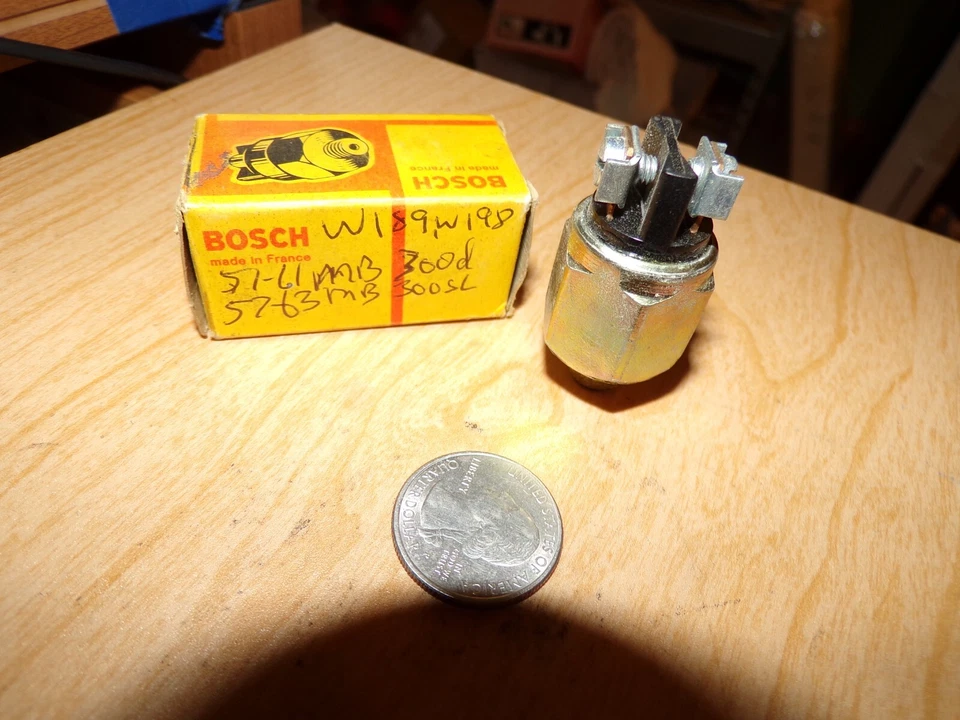 1xNOS OEM BOSCH#0334004003,MERCEDES#0005452209 EARLY STOPLIGHT SWITCH 300d,300SL - Image 4 of 4