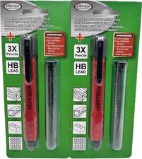2x Zimmermannsbleistift Bleistift Baumarker Handwerker Holz Keramik Stahl Zement