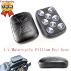 Cross Rear 8 Cushion Seat Passenger Pillion Pad Seat for Harley Sportster XL 883
