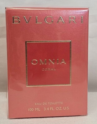 Omnia Coral by Bvlgari 100ML 3.4. Oz Eau De Toilette Spray New