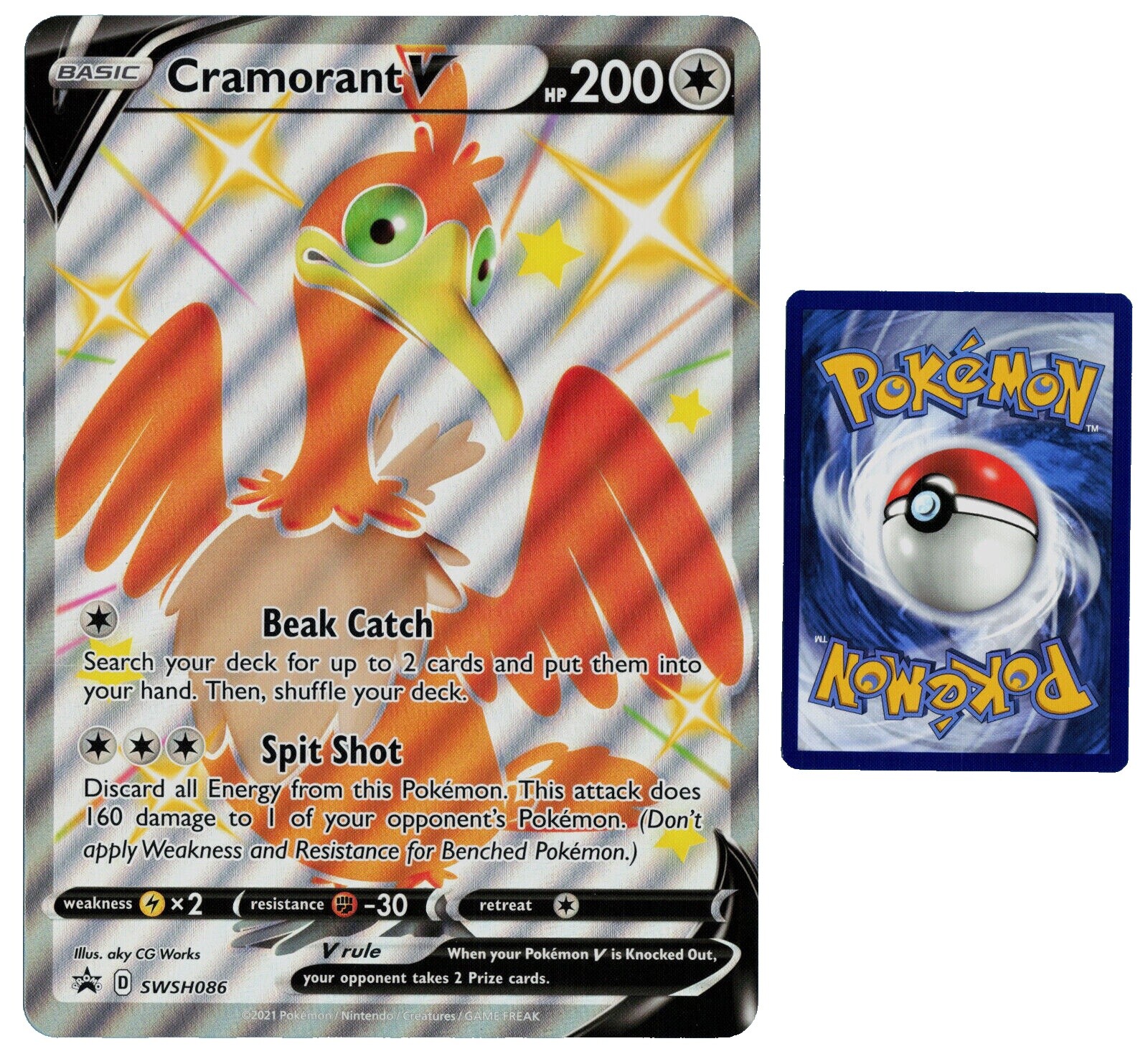 cramorant v pokemon card price Hop's Cramorant (87/100) - Pokemon Battle Partners (sv9)