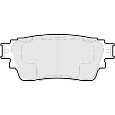 Pastiglie freno blu Apec - posteriori PD3933 - per Mitsubishi Eclipse Cross & Outlander