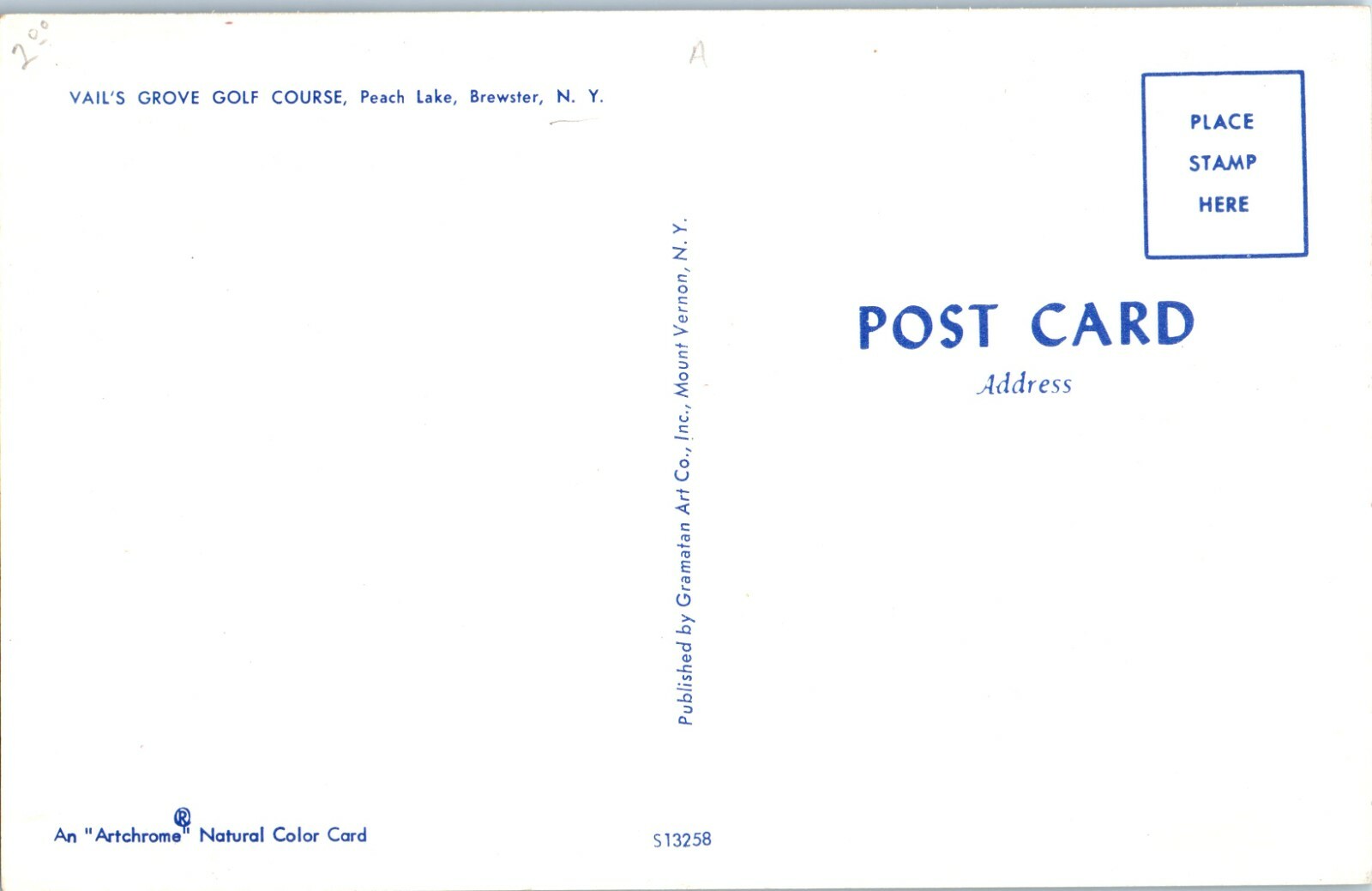 Vail's Grove Golf Course Peach Lake Brewster New York Postcard eBay