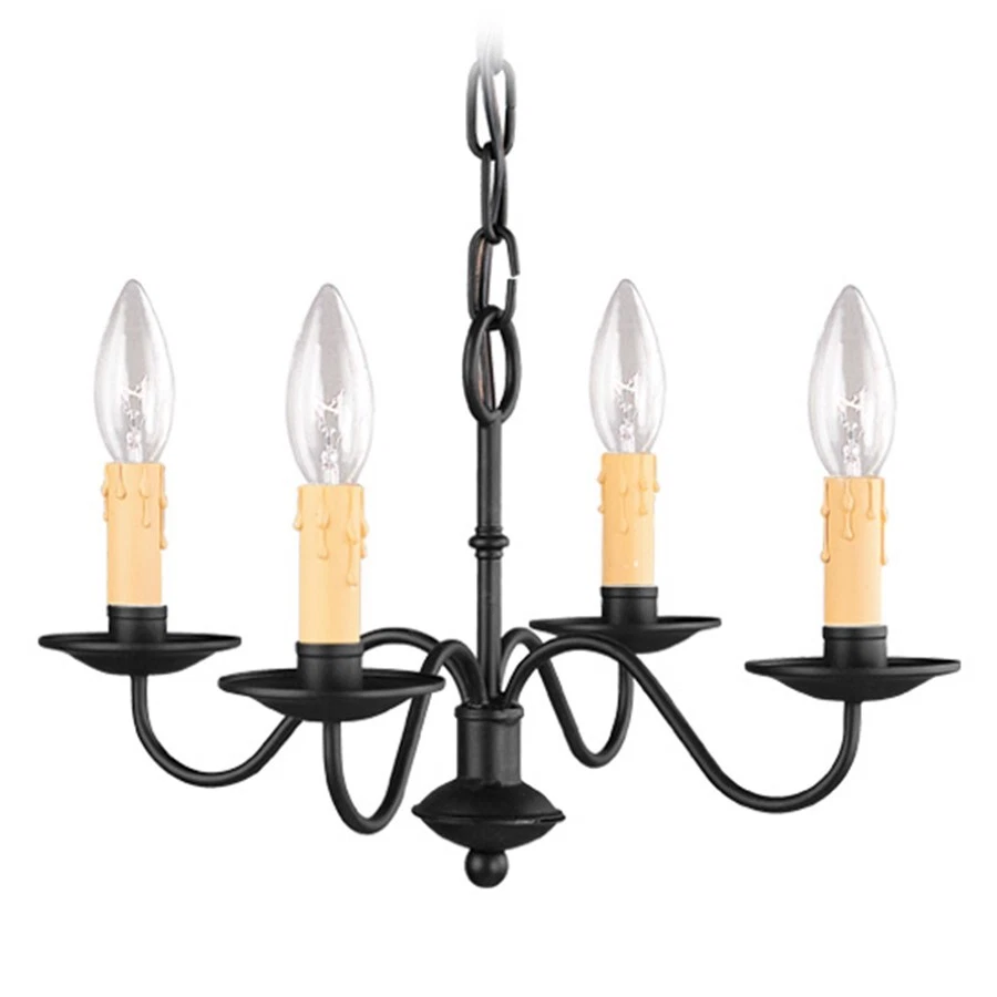 Livex Lighting Heritage Mini Chandelier in Black 4464 04