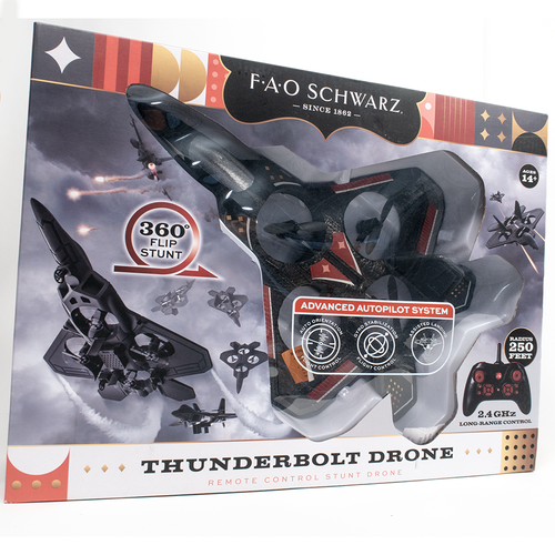 ✧ F·A·O Schwarz Thunderbolt Jet 🛩 RC 