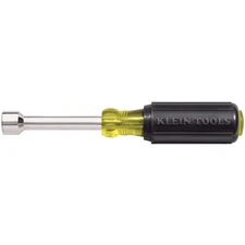 Klein Tools 630-1/4M 1/4" Magnetic Tip Nut Driver with 3" Hollow Shank