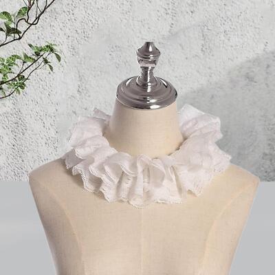 Spitze Rüschen Kragen Kostüm Zubehör Cosplay Requisiten