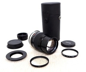 Vintage Telephoto Portrait Macro Bokeh Lens 135mm 2.8 Kit for Canon EOS EF DSLR