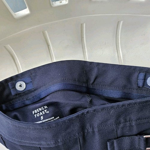 NWOT French Toast Navy Blue Pleated Scooter Skort Size 5 Adjustable Uniform - Picture 9 of 11