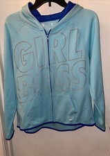 Girls Hooded Jacket With Pockets Size 18 1/2 New With Tags