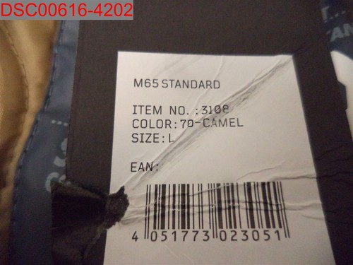 NWT - Brandit Men's Camel M65 Standard Jacket, Size L 4051773023051 - Picture 10 of 10