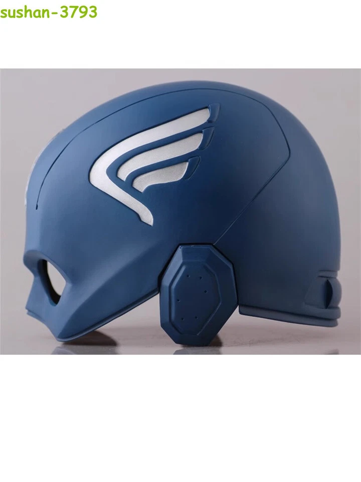 Мстители Капитан Америка косплей FRP шлем маска головной убор реквизит Хэллоуин - Изображение 4 из 4