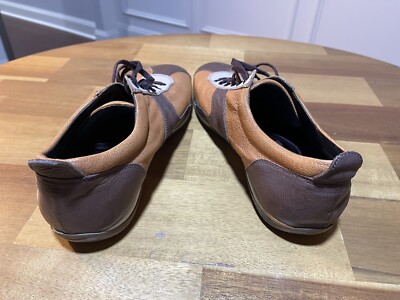 Paul Frederick Mens Size 10.5M Leather Light/Dark Brown  display picture 2