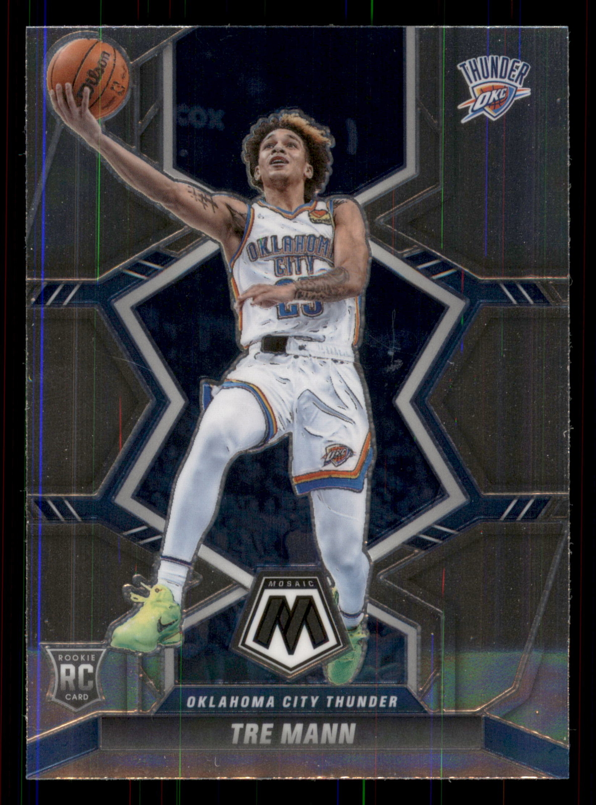 Tre Mann 2021-22 Panini Mosaic #212 RC Oklahoma City Thunder