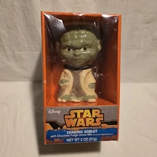 Disney Star Wars Yoda Ceramic Goblet Hot Cocoa Mug Set - New in Box