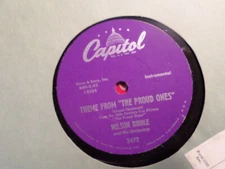 CAPITOL 78 RECORD/NELSON RIDDLE/LOVE OF GENEVIEVE/THEME FROM THE PROUD ONES/EX