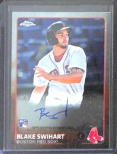 2015 Topps Chrome Baseball Rookie Autograph #AR-BST Blake Swihart