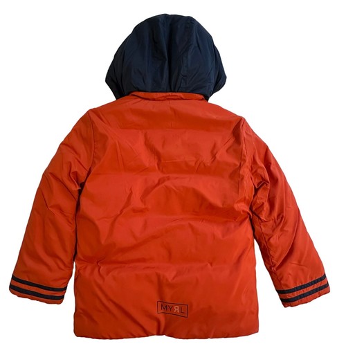NWT Mayoral Orange Padded Duffle Coat Kids Size 9 - Picture 2 of 10