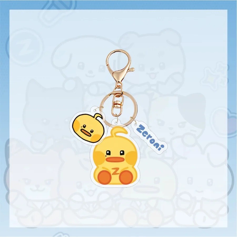 KPOP ZEROBASEONE Cartoon Merch Keychain Acrylic Key Ring KPOP ZB1