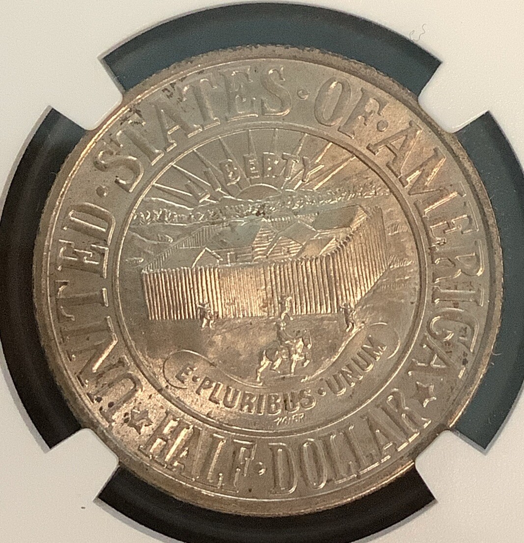 1936 YORK COUNTY TERCENTENARY SILVER 50C MS66 NGC