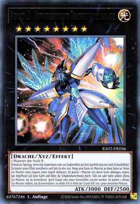 Yu Gi Oh!  Number 38: Hope Harbinger Dragon Titanic Gal RA02-EN036    Ultra Rare