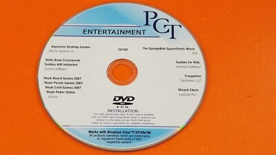      PCT Entertainment DVD Installation Disc Pc Software
