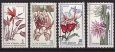 Romania 1965 Botanical Garden Cluj Flowers Mi 2442-45