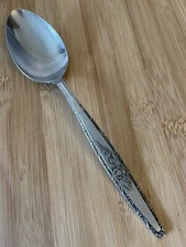 Stylecraft SYF2 Japan Stainless Black SINGLE ROSE Place Soup Spoon 7 3/8"