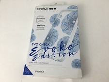 Tech21 Evo Check Evoke Edition Pure Clear Case Cover for iPhone X Xs 5.8