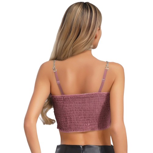 Women Sleeveless Crop Top Belly Dance Costume Set Shiny Sequin Hip Bottom Outfit - Bild 87 von 196