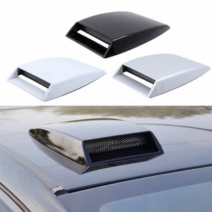 Bonnet Vent Cover Hood Universal Carbon Fiber Car Decorative Cell Air Flow Intake Hood Scoop Bonnet Vent Cover Stickers Decoration Styling Car Hood Vent