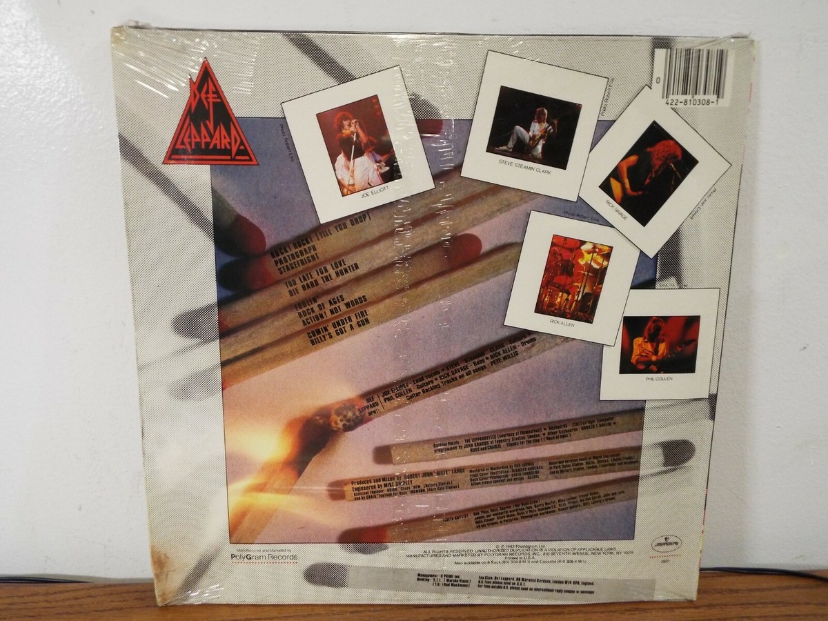 DEF LEPPARD PYROMANIA 1983 SEALED WITH HYPE LP VINYL ALBUM | eBay