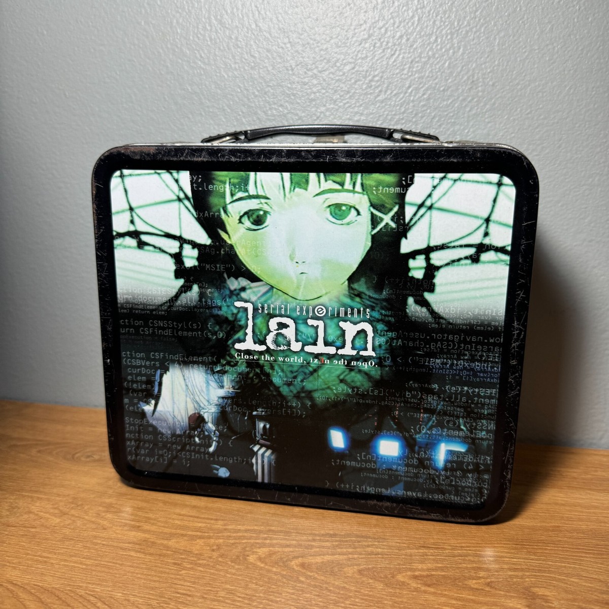 アニメ Lain imited l tin lunch box Serial Experiments Lain - Limited Metal Tin Lunch Box