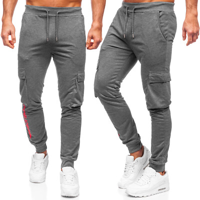 Sporthose Trainingshose Cargohose Fitness Jogger Basic Herren Mix BOLF Classic