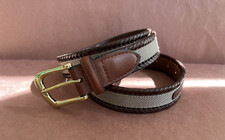 CUSTOM LEATHER Artisan Leather And Cloth Belt