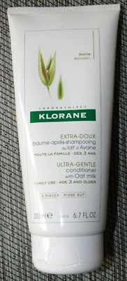 NEW SEALED Klorane Ultra-Gentle Conditioner with Oat Milk, 6.7 Fl Oz Tube