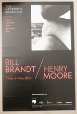 BILL BRANDT HENRY MOORE Hepworth Wakefield 2020 Art Exhibition Poster