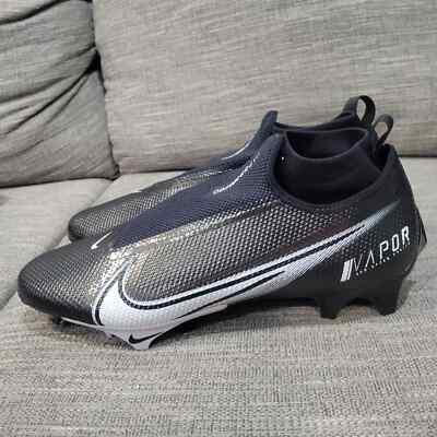 Nike Vapor Edge Pro 360 Black White Men's Football Cleats AO8277 001 Size 14.5