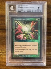 MTG✨HARMONIC CONVERGENCE FOIL✨Urza’s Legacy BGS QUAD 9’s+ MINT Uncommon POP 1 !