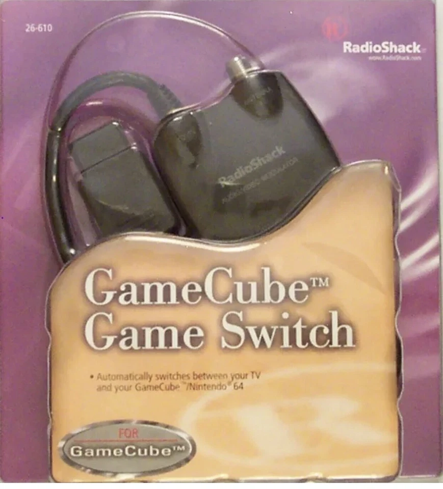 GameCube Nintendo 64 Compatable Automatic TV/Game Switch A/V RF Modulator - Image 2 of 2