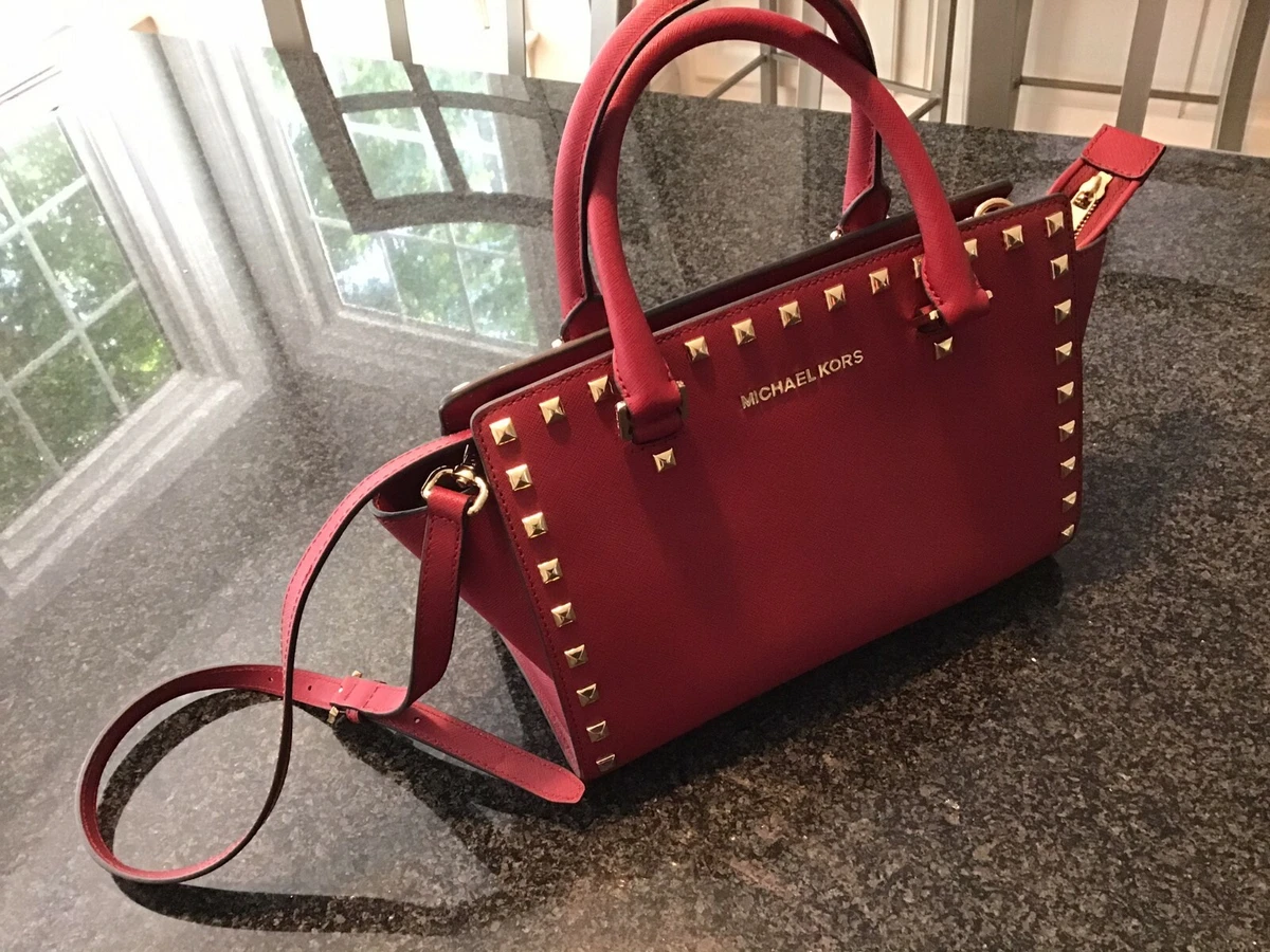 Michael kors red selma cheap bag