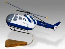 Airbus Eurocopter Bolkow Bo 105 Netherland Police Helicopter Model Large 1/32