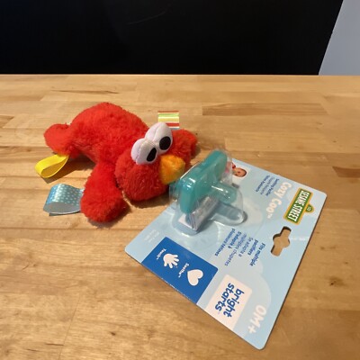 Bright Starts Sesame Street Plush Elmo  Cozy Coo Soothing Pacifier NEW/PACKAGED