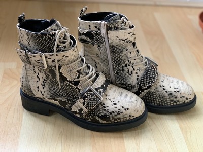 miss selfridge snakeskin boots