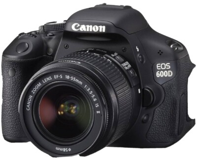 Digitalkamera EOS 600 D Zoom- Objektiv EF - S1 - 55 mm