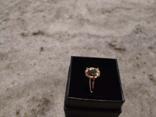 Brazilian Citrine Split Ring in Sterling Silver (Size 8.0) 3.31 ctw - Picture 5 of 7
