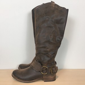 vegan harness boots